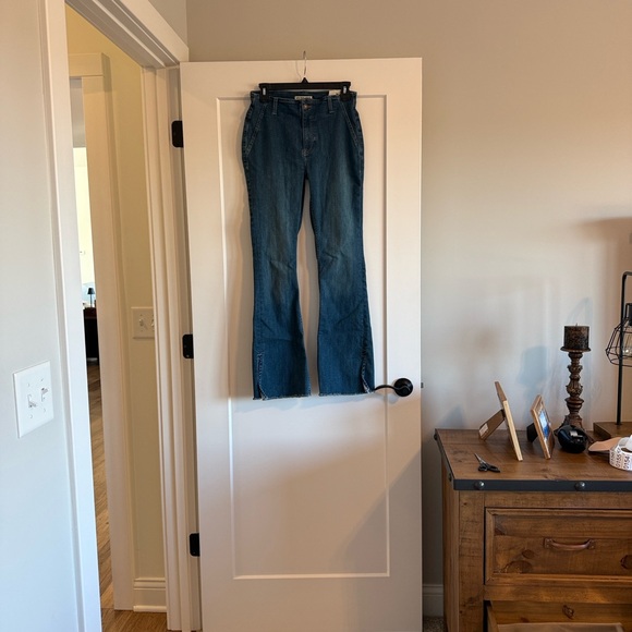 We The Free Level Up Slit Bootcut  Blue Jeans Size 29 - Picture 3 of 12